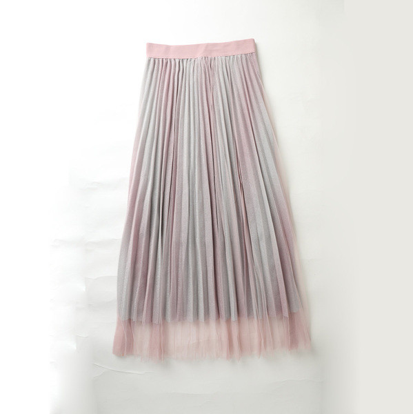 Fusta de dama actuala cu talie elastica si tul in mai multe culori