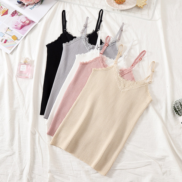 Maieu modern de damă cu bretele subțiri în cinci culori