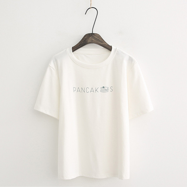 Tricou casual dama alb si maro