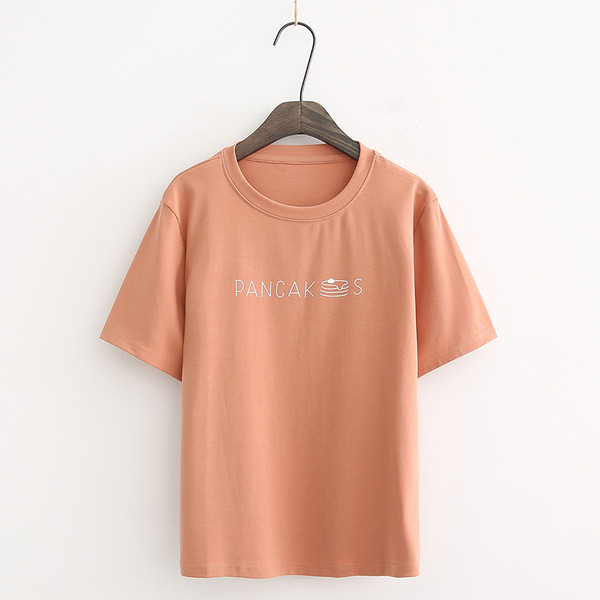 Tricou casual dama alb si maro