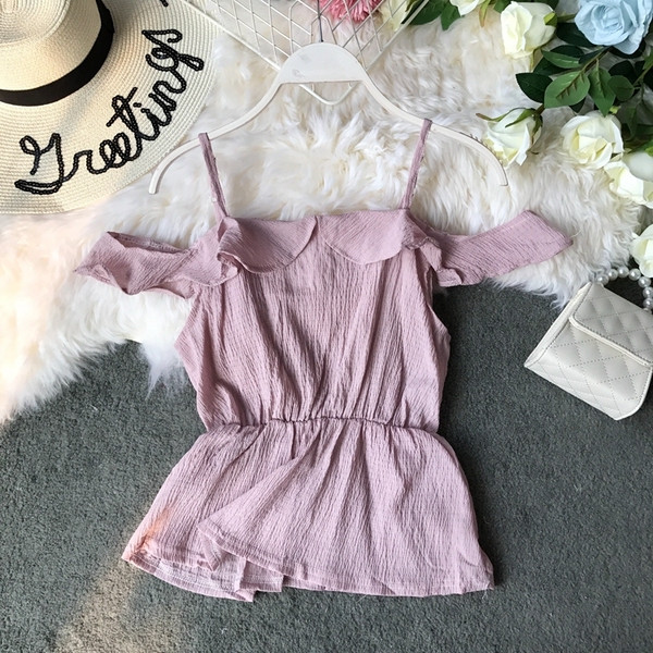 Maieu elegant de damă în diferite culori și bretele subțiri