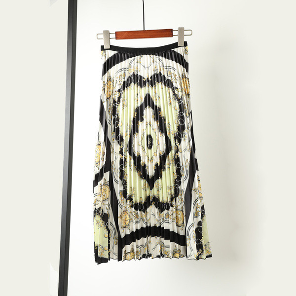 Fusta moderna plisata de dama in trei culori