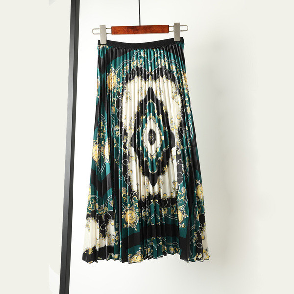 Fusta moderna plisata de dama in trei culori