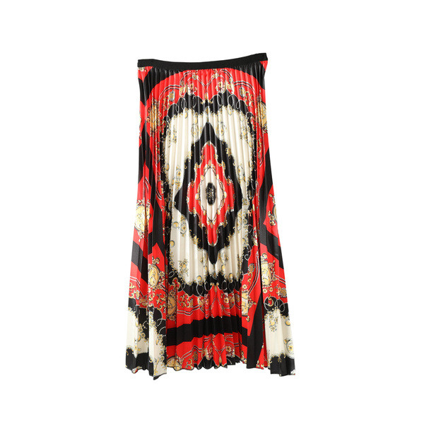 Fusta moderna plisata de dama in trei culori