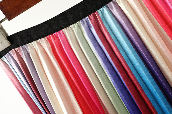 Fusta de dama moderna plisata cu talie elastica