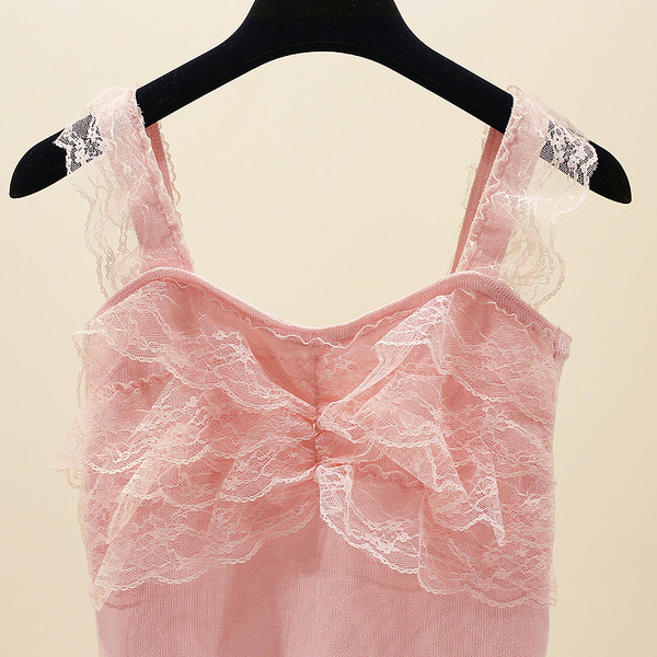 Maieu modern de dama in trei culori cu dantela