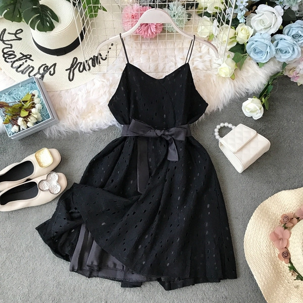 Rochie de dama eleganta cu fermoar si panglica in trei culori