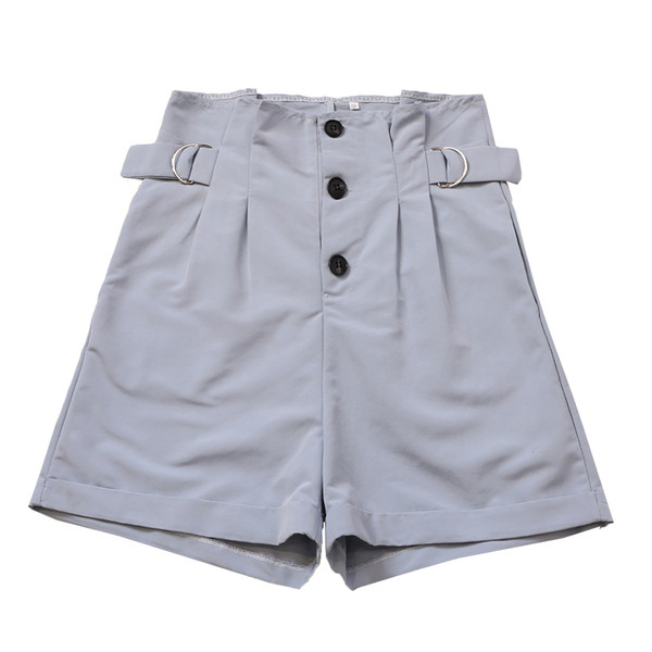 Pantaloni scurți moderni de damă cu talie înaltă în mai multe culori