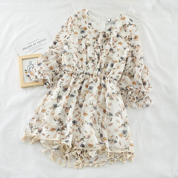 Virágmintás női overall, három színben