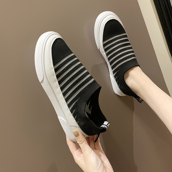 Pantofi sport si casual dama cu elemente transparente in mai multe culori