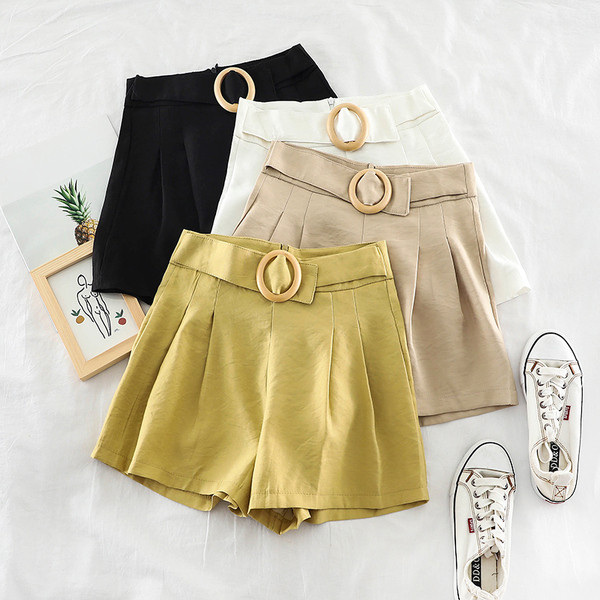 Модерен дамски панталон с  висока талия