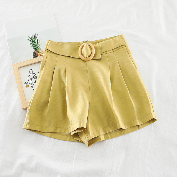 Модерен дамски панталон с  висока талия