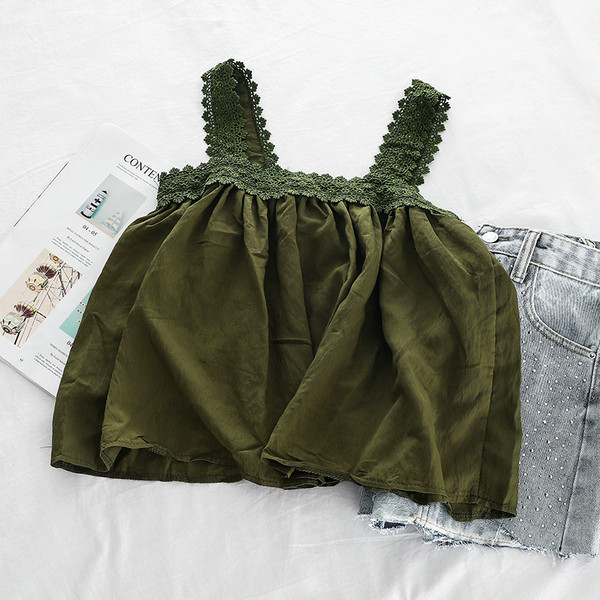 Maieu de damă cu bretele în trei culori