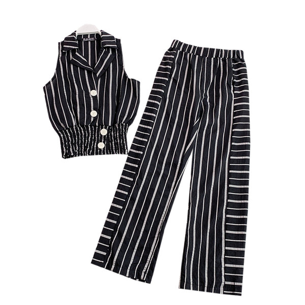 Modern női kétrészes szett három színben gombokkal