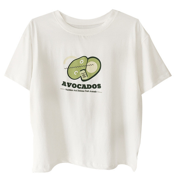 Tricou de damă de ultimă generație cu aplicație albă