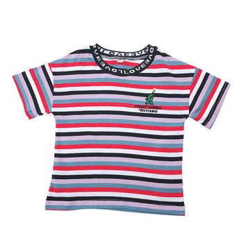 Детска ежедневна тениска с бродерия за момчета 