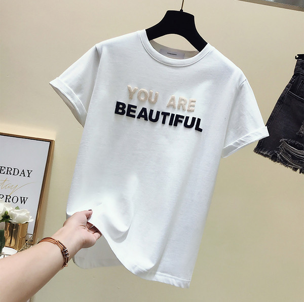 Modern női póló több színben felirattal