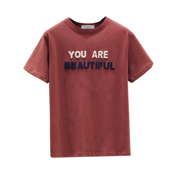 Modern női póló több színben felirattal