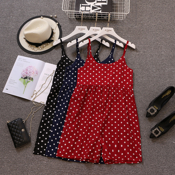 Salopetă elegantă de damă cu bretele subțiri și decolteu O în trei culori