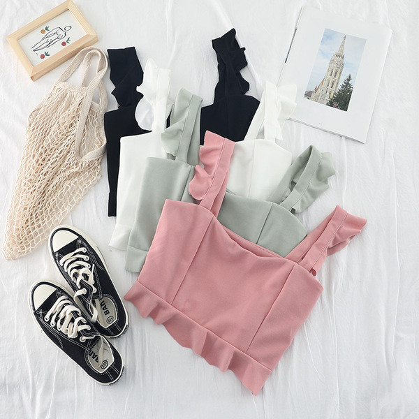 Női rövid felső négy színben