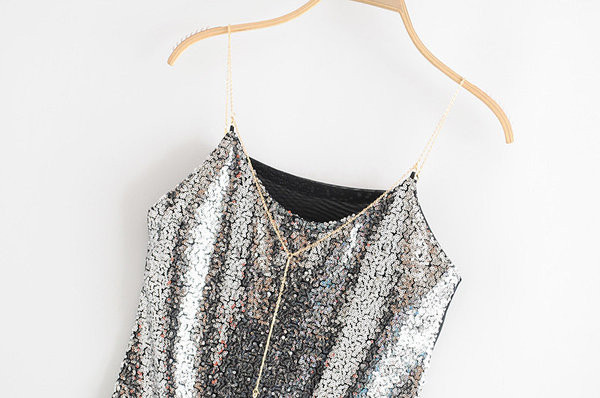 Maieu modern de damă în trei culori cu bretele subțiri