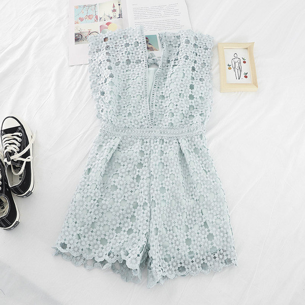 Női csipkeoverall négy színben