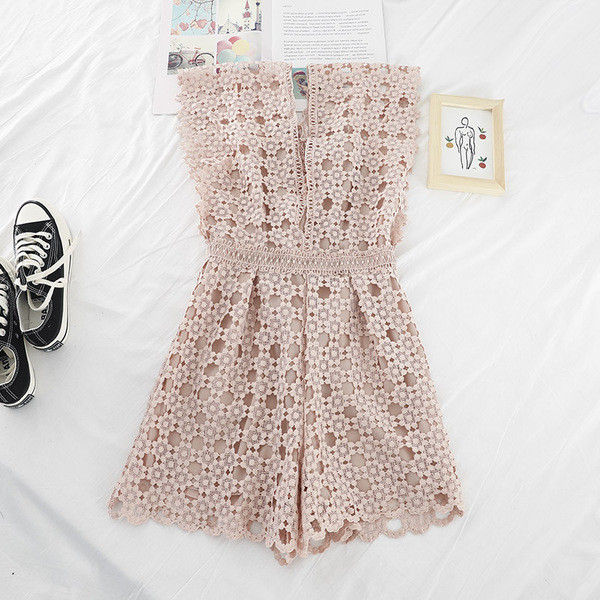 Női csipkeoverall négy színben