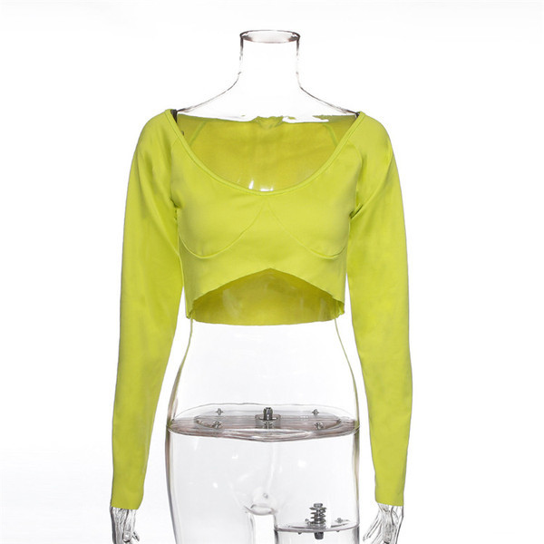 Modern női felső V-nyakkal, többféle színben