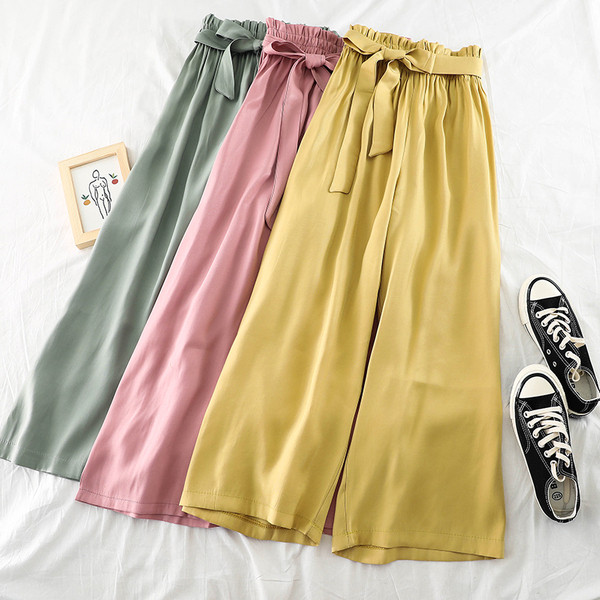 HIT modern női nadrág szalaggal