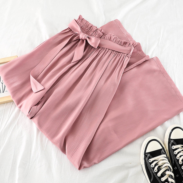 HIT modern női nadrág szalaggal