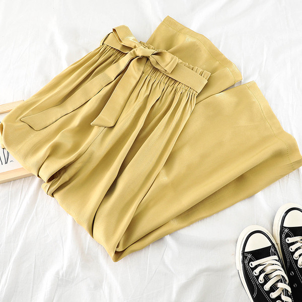 HIT modern női nadrág szalaggal