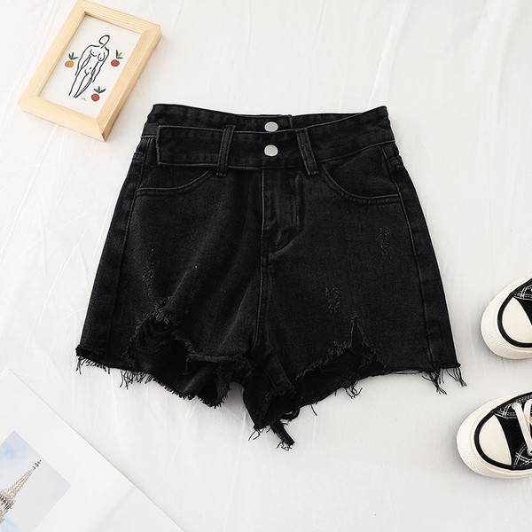 Női nadrág szakadt motívumokkal, két színben