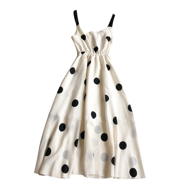 Modern női ruha vékony pántokkal és szalaggal, két színben