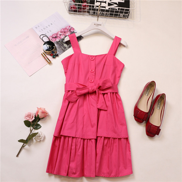 Lezser női ruha vastag pántokkal és nyakkendőkkel több színben