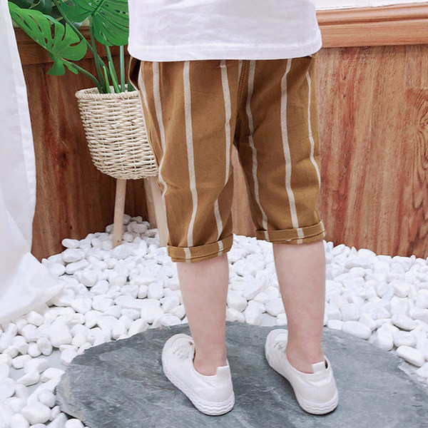 Modern gyereknadrág fiúknak két színben, zsebekkel