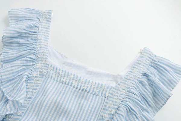 Stílusos női felső, kék színben