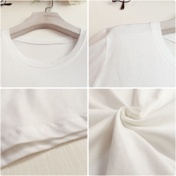 Aktuális női póló hattyúval fehér és fekete színben