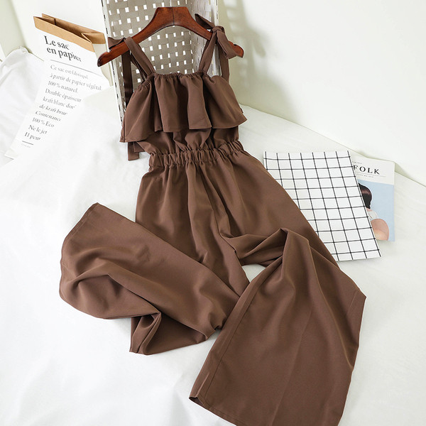 Női hosszú overall több színű pánttal