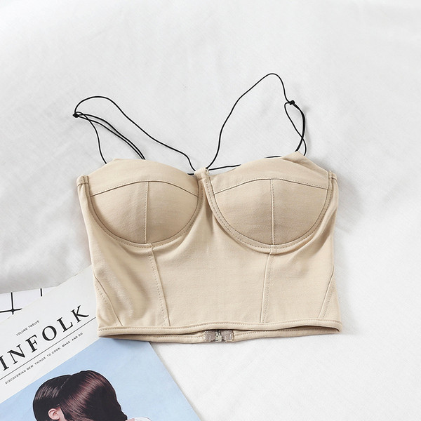 Modern női felső, hátul cipzárral, két színben