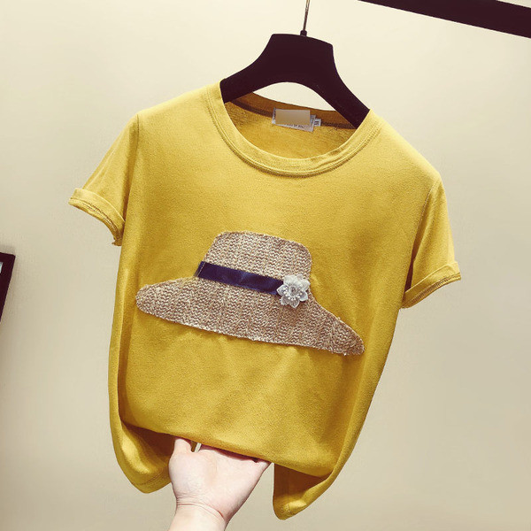 Lezser női póló több színben díszítéssel