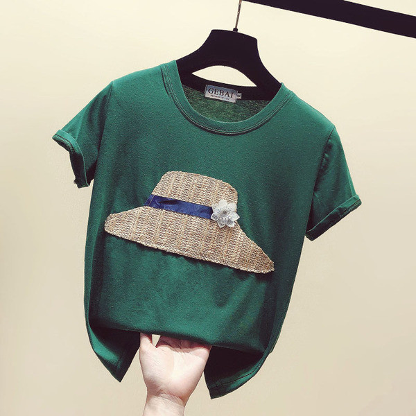 Lezser női póló több színben díszítéssel