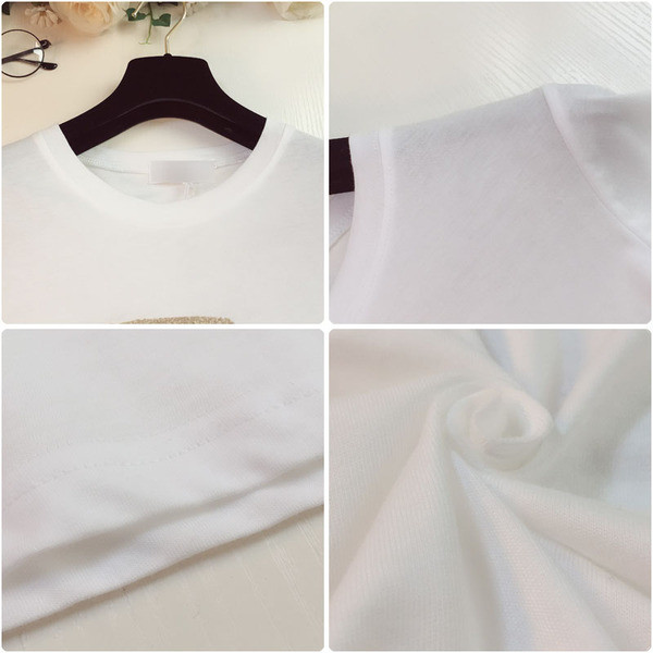 Lezser női póló több színben díszítéssel