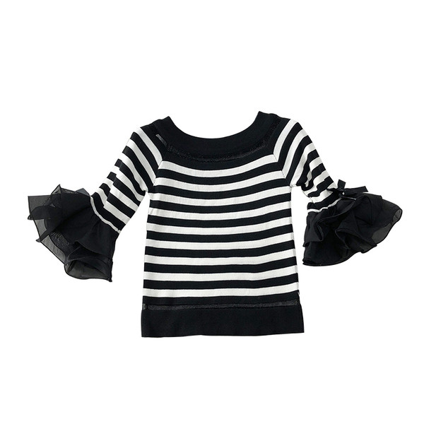 Stílusos női blúz lótusz ujjal és tüllel több színben