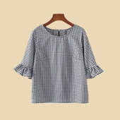 Stílusos női blúz 3/4-es ujjal