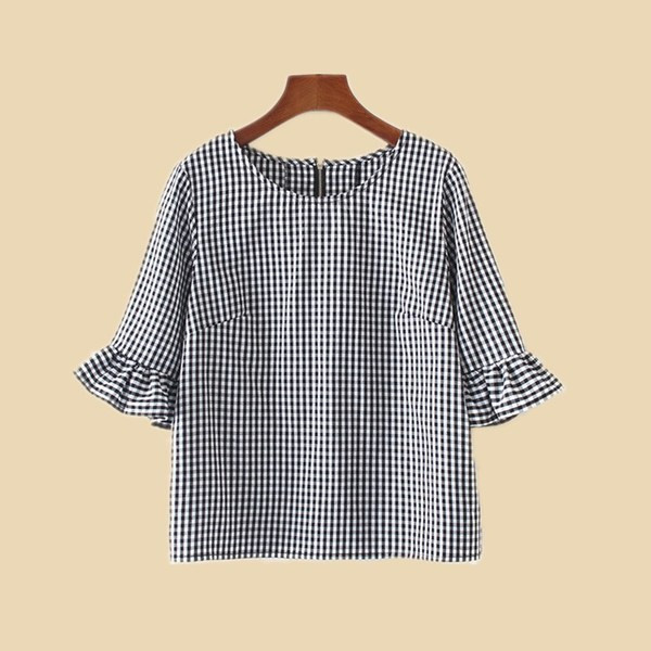 Stílusos női blúz 3/4-es ujjal