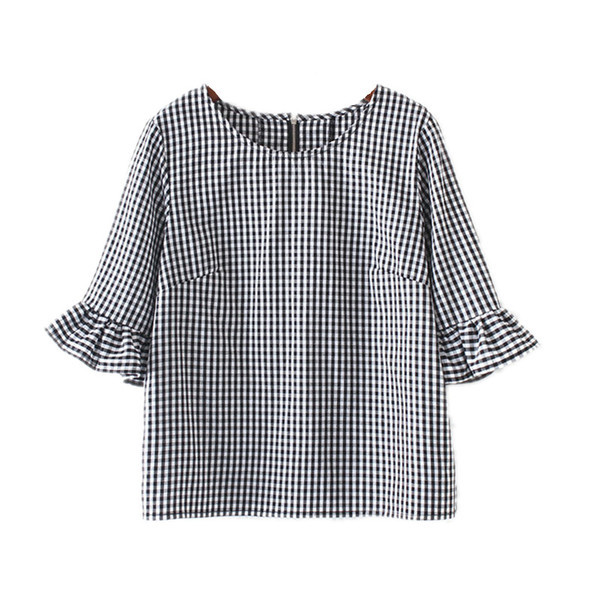 Stílusos női blúz 3/4-es ujjal