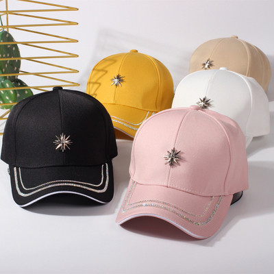 Καπέλο γυναικείο για το καλοκαίρι με μεταλλικό στοιχείο σε διάφορα χρώματα