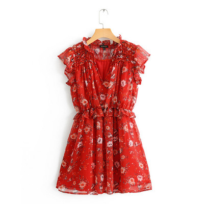 Testreszabott női ruha V-nyakkal