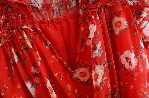 Testreszabott női ruha V-nyakkal