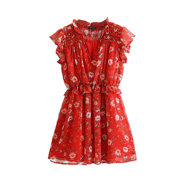 Testreszabott női ruha V-nyakkal